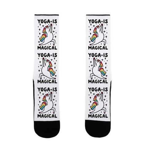 Yoga Is Magical Sock