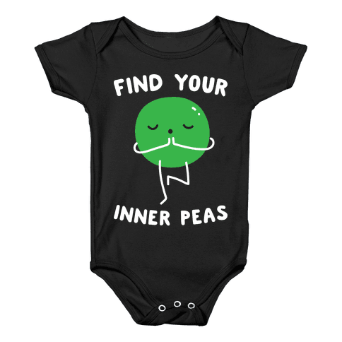 Find Your Inner Peas Baby Onesy