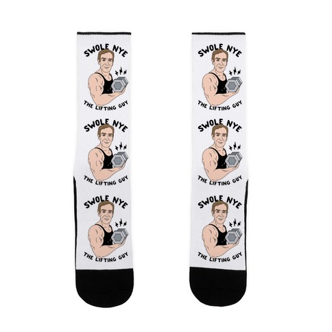 Swole Nye The Lifting Guy Sock