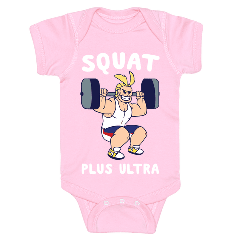 Squat Plus Ultra - All Might Baby Onesy
