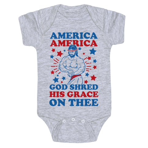God Shred His Grace On Thee Baby Onesy