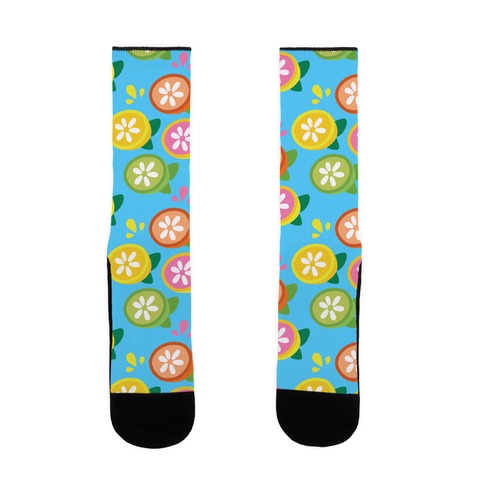 Citrus Fruits Pattern Sock