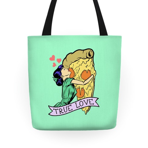 True Love Comics and Pizza Tote